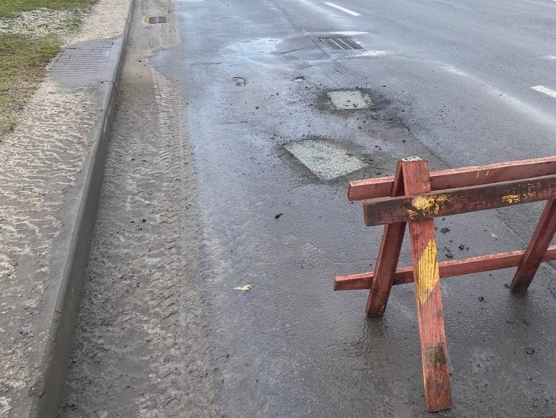 Ямочный ремонт в Бресте. Фото: Брестский горисполком