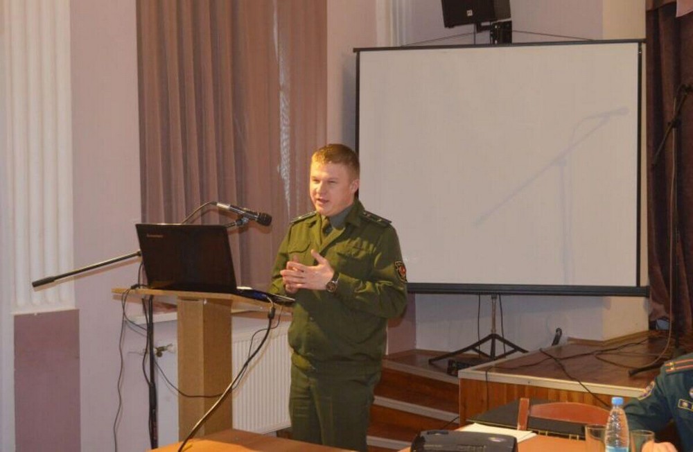 Подполковник Евгений Прохоров. Фото: brsu.by