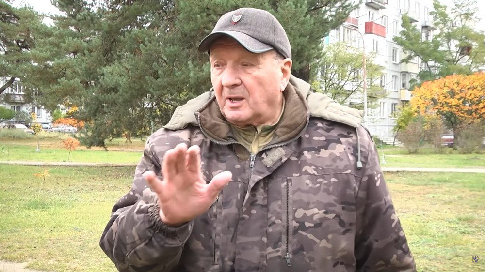 Житель Южного, который против строительства детского сада. Скриншот видео