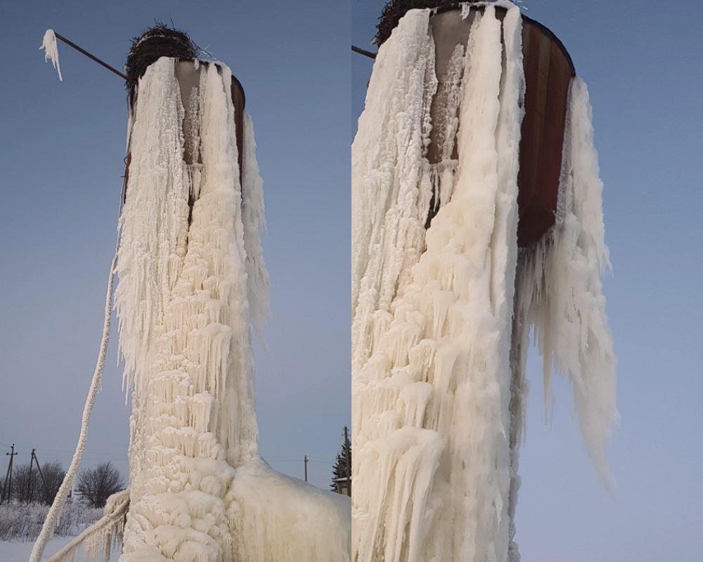 замерзая башня 