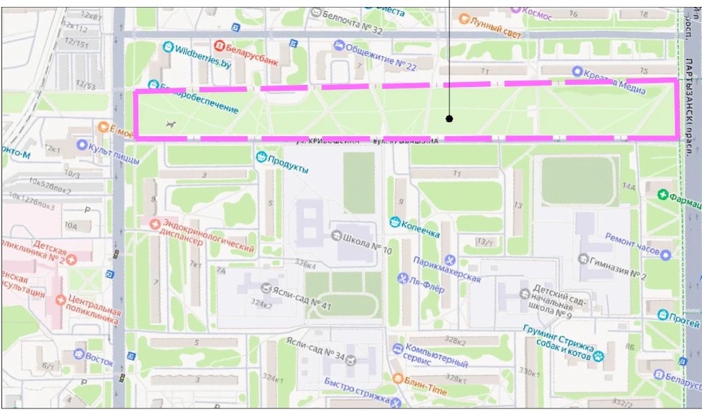 Проект новой жилой застройки в Бресте на Востоке.