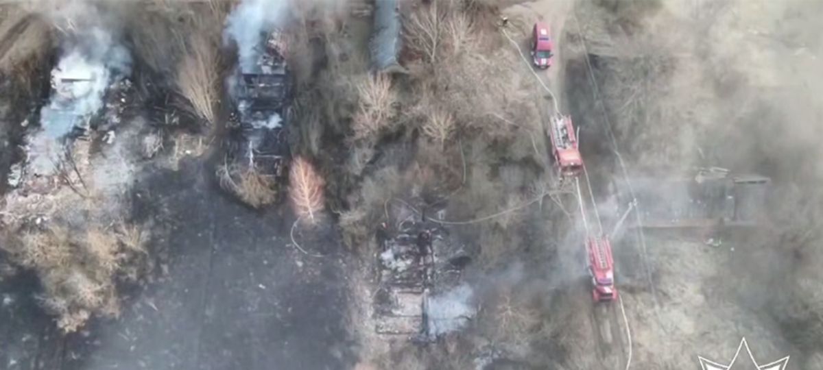 Пожар в деревне Бояры Пружанского района