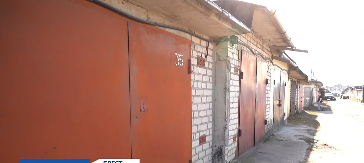 Гаражи в Бресте. Скриншот видео