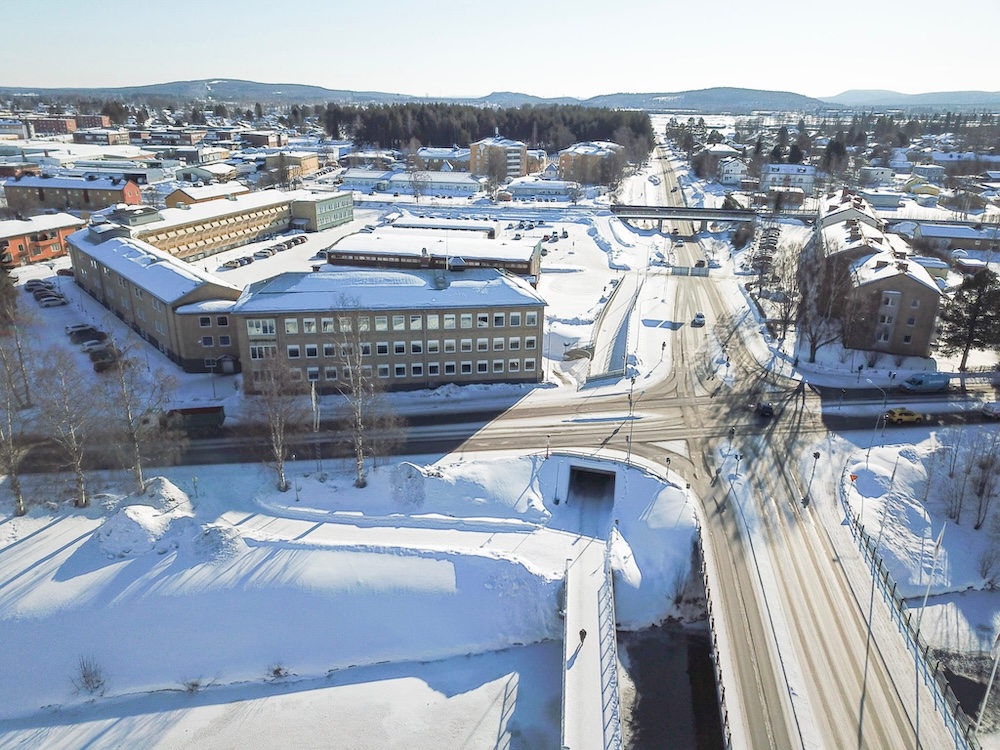Lärcentrum, центр образования для взрослых в Бодене. Швеция