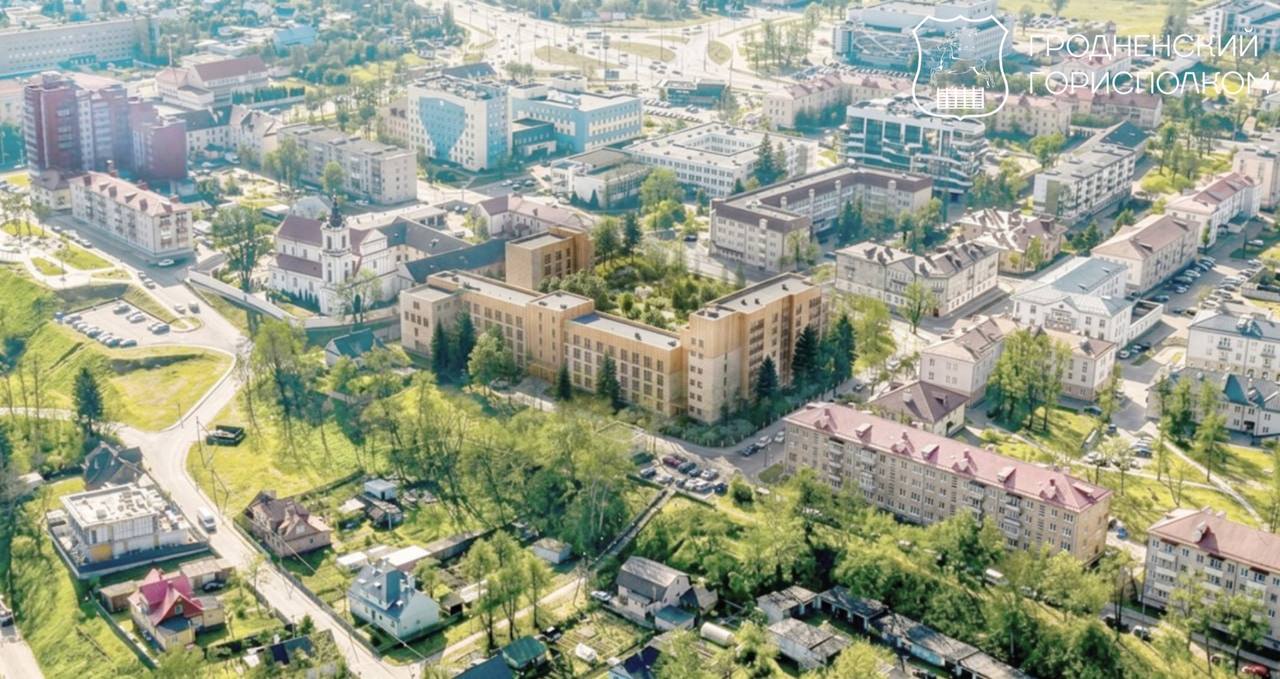 Квартал новой жилой застройки на месте больницы№2 в Гродно